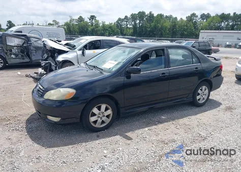 2003 Toyota Corolla S from USA, damaged, VIN 2T1BR32E13C115774